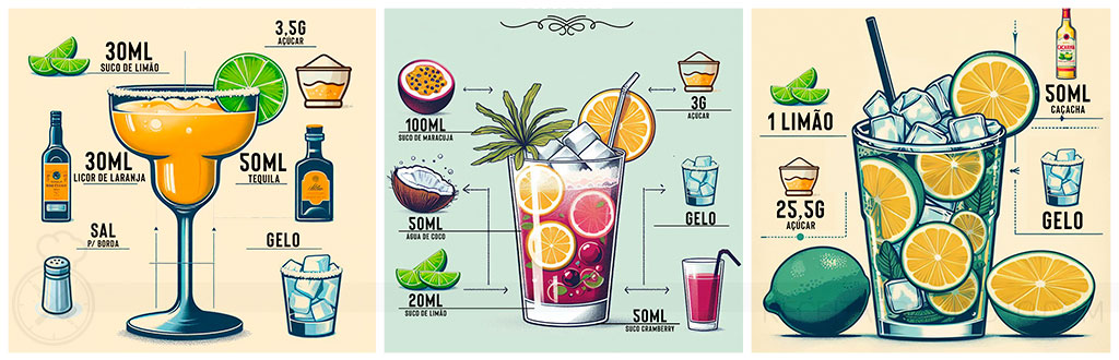 3 Drinks + 1 Aperitivo para Reunião com os Amigos! - Receitas de Minuto